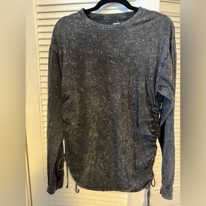 PINK Acid Wash Long sleeve with side ties. Bundle of 2